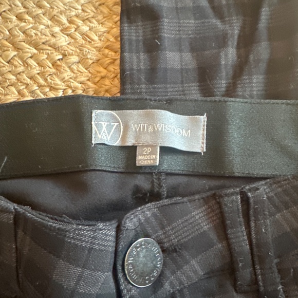 Plaid stretchy pant - Picture 4 of 4